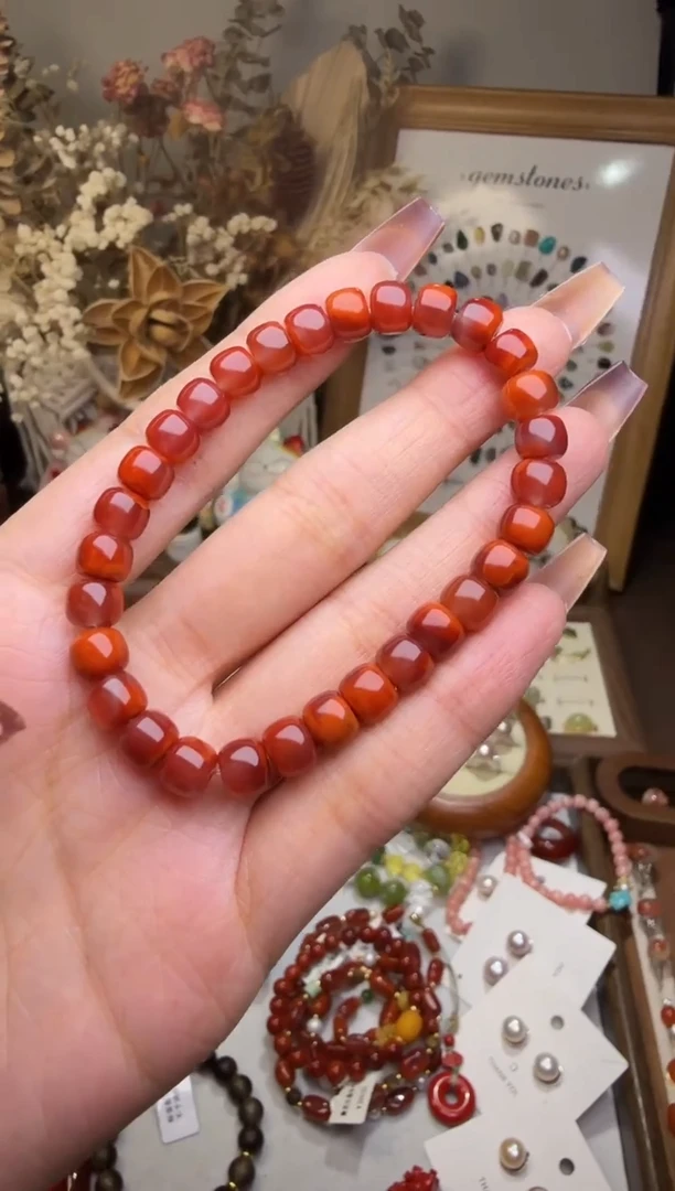 未镶嵌手链南红玛瑙手链