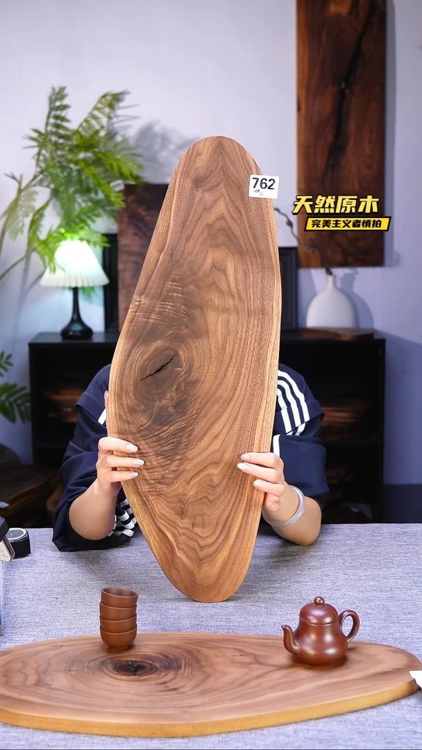木北美黑胡桃原木.干裂疤结不属于商品质量问题完美主义者慎拍