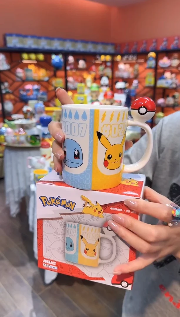 瓷片@@神奇宝贝第一世代陶瓷水杯（礼盒）