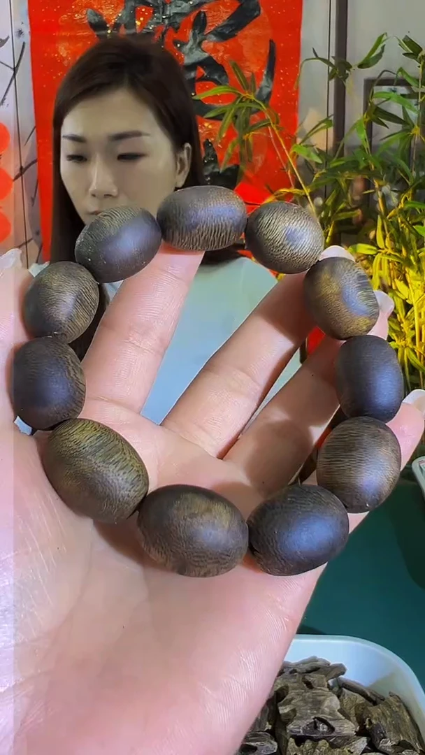 【闪购商品】沉香手串沉浮天然老料留疤单圈母树