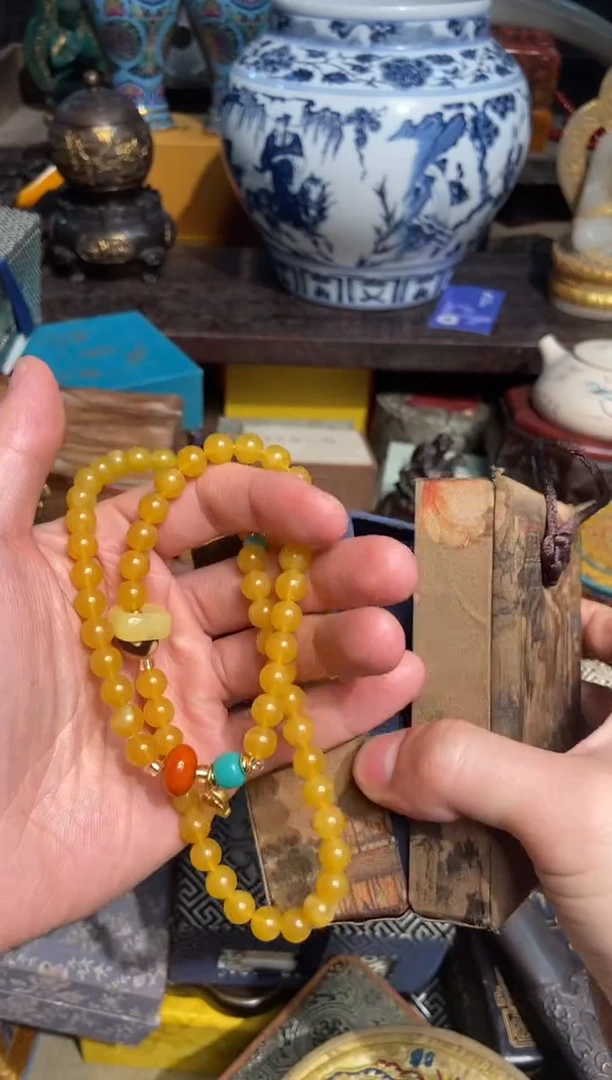 【闪购商品】琥珀颈饰未镶嵌上上上上专属链接5