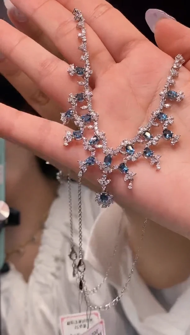 项链未镶嵌托帕石天然托帕项链