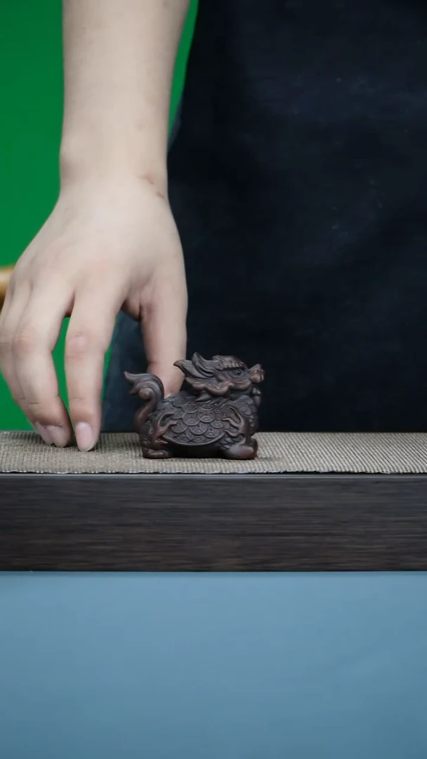 紫砂茶宠福*龙龟
