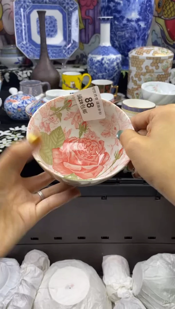 瓷片芝*瓷色工艺品品品品088