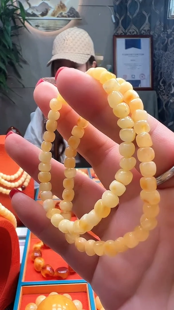 手链蜜蜡未镶嵌蜜蜡随型小方糖单圈  多样性拍一发一