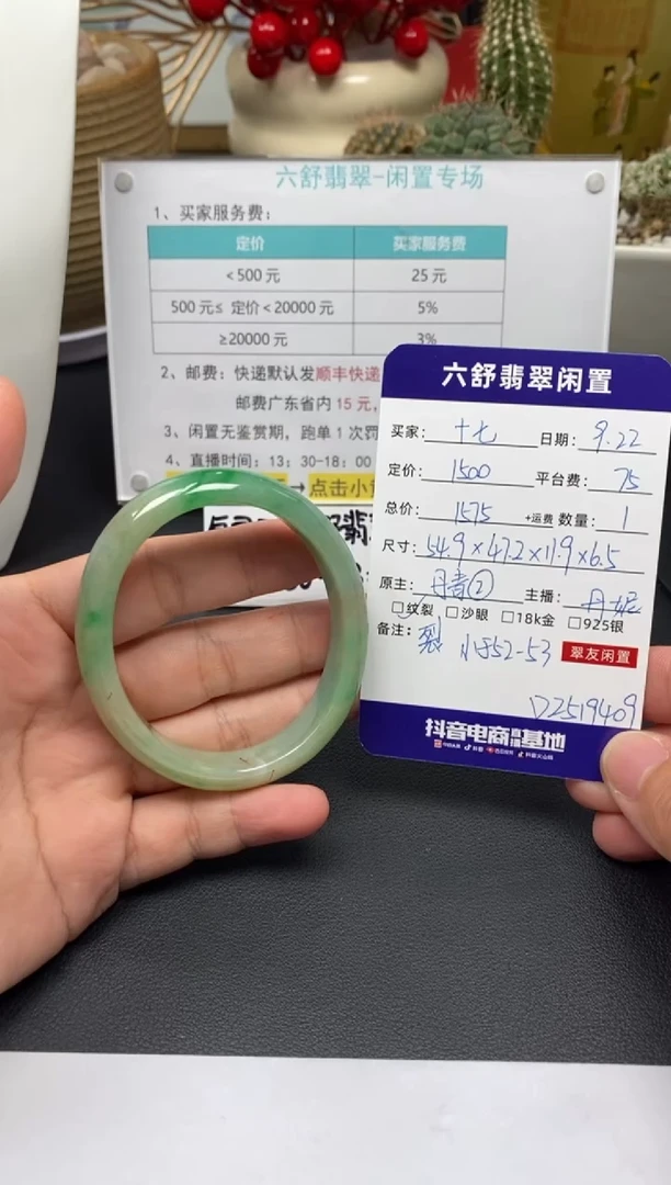 未镶嵌手镯翡翠十*D2519409