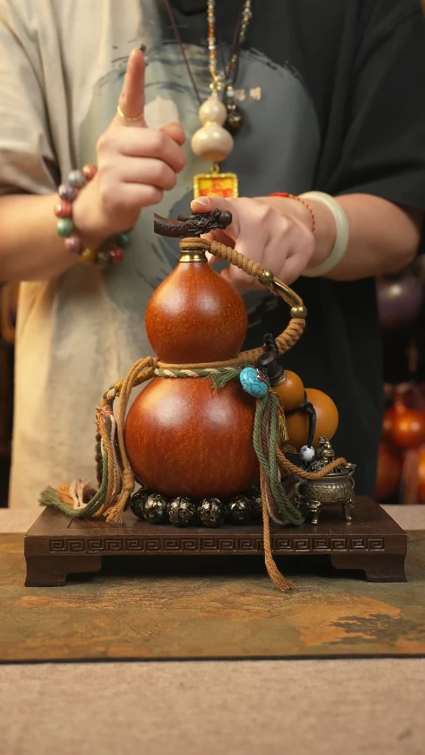 033大漆一物一拍记葫堂出品[不带手串】