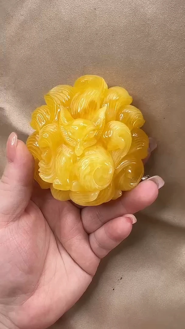 琥珀颈饰未镶嵌吊坠