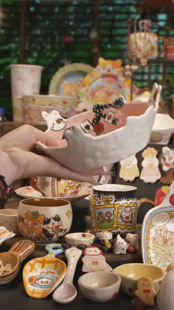 嗨*嗨【原创设计】景德镇手绘陶瓷