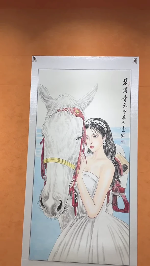 国画刘金玉老师亲笔手绘