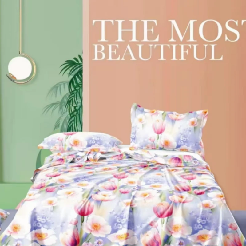 纯棉加厚老粗布床单单件全棉凉席单双人夏季宿舍被单三件套