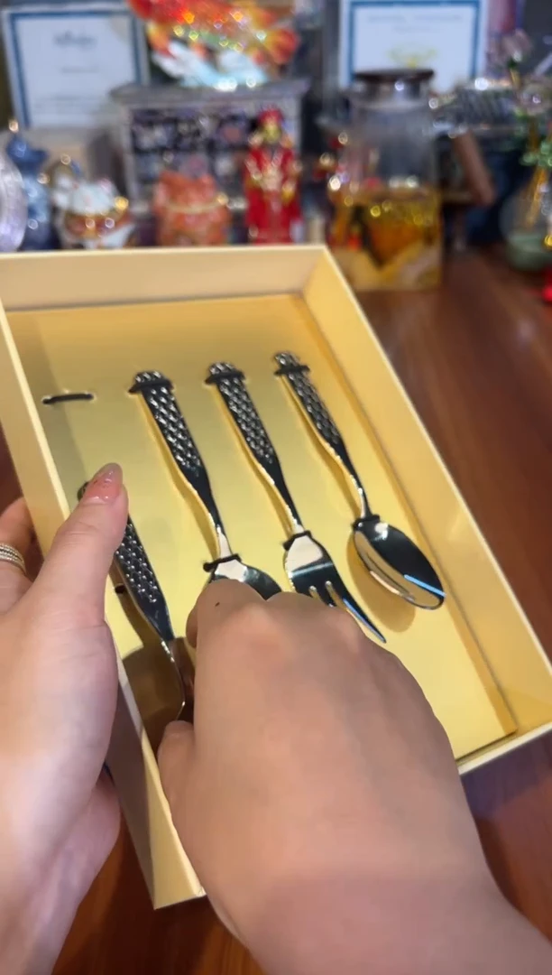 87俄皇双勺双叉（银色）