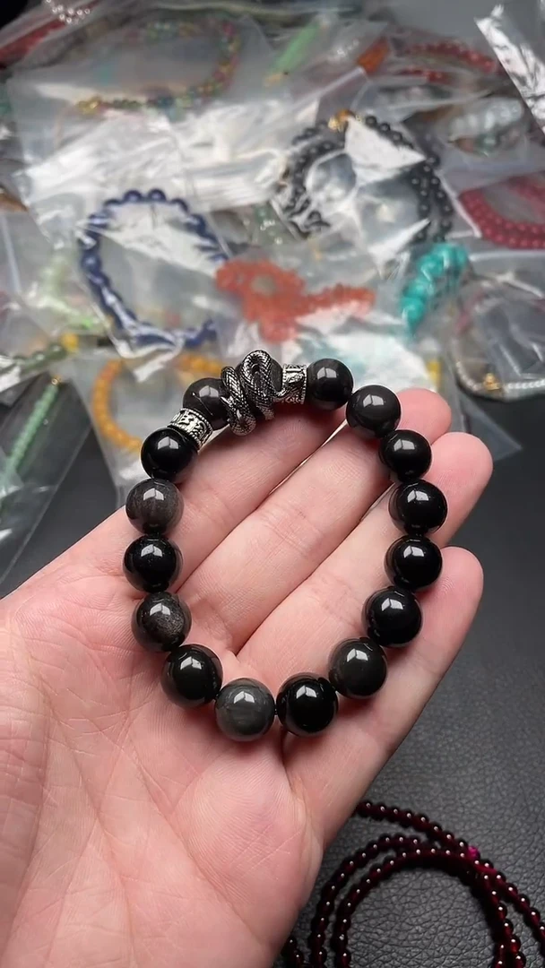 未镶嵌手链水晶多样性发货拍一发一