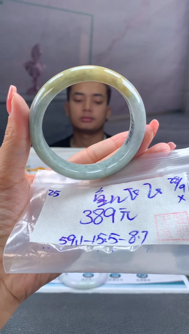 未镶嵌手镯翡翠鱼**飞翡翠手镯 下单联系小耳机#25