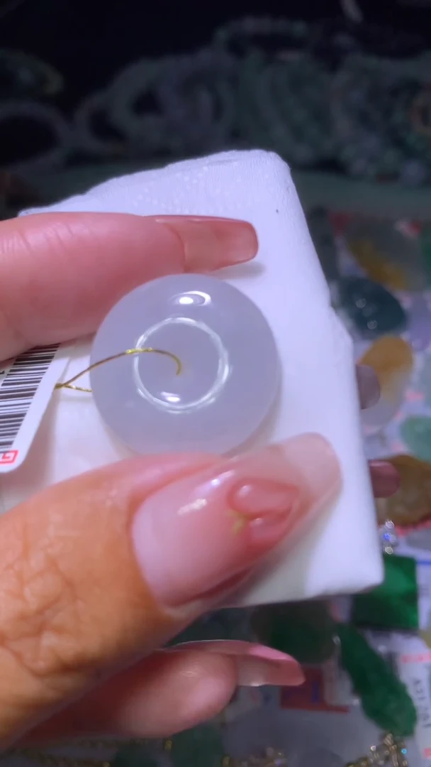 翡翠未镶嵌颈饰佑*MXX040986