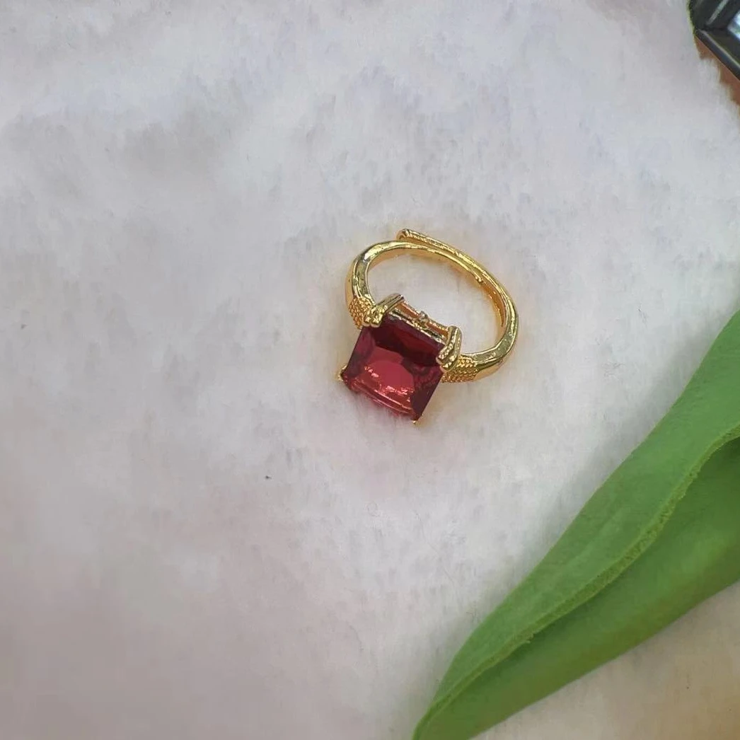 铜合金亚克力戒指 新款爆款百搭戒指 00081