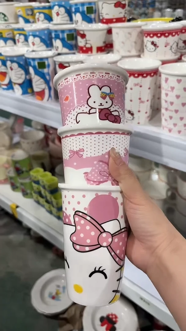 陶瓷手柄款家湖高温陶瓷杯 微瑕3个