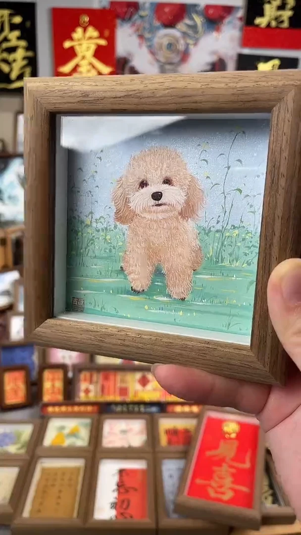 国画纯手绘书法绘画作品