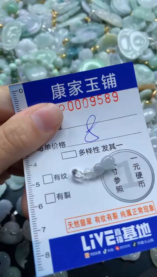 颈饰未镶嵌翡翠9589