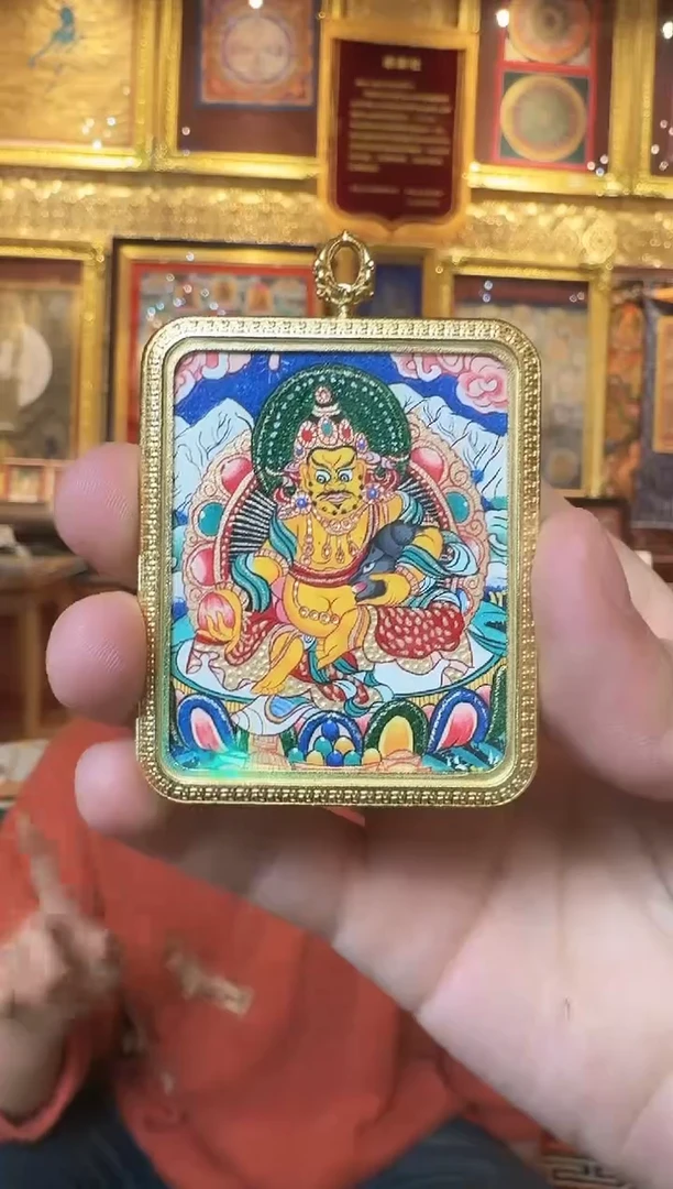 吊坠黄老师--热贡纯手绘