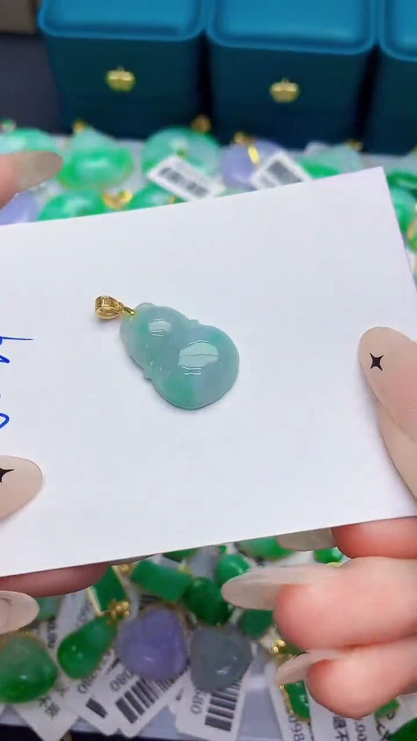 颈饰未镶嵌翡翠缅甸天然翡翠A货