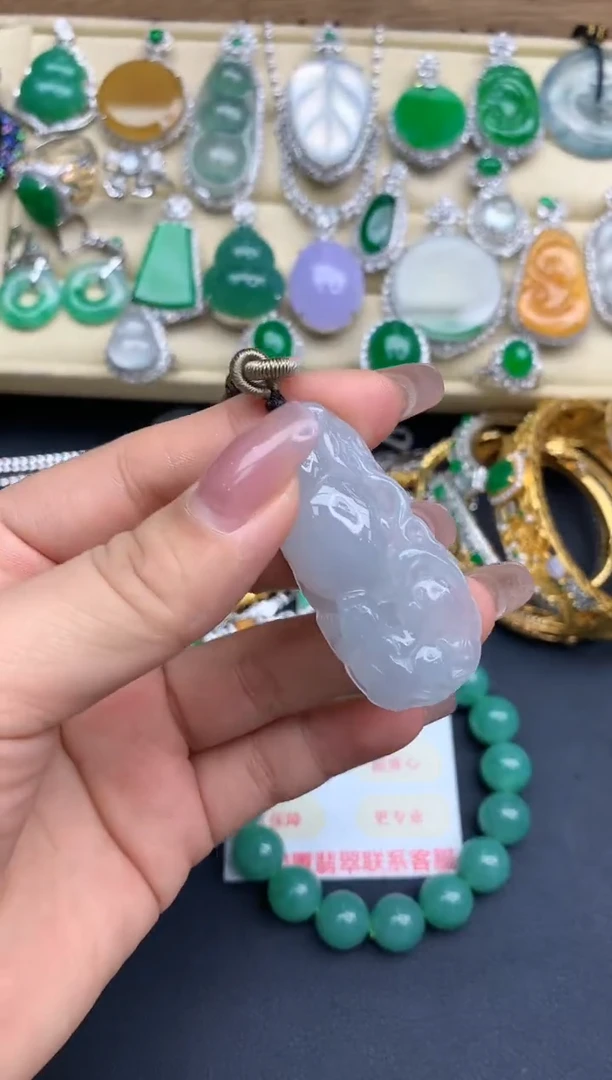 颈饰未镶嵌翡翠82-中国好珍宝