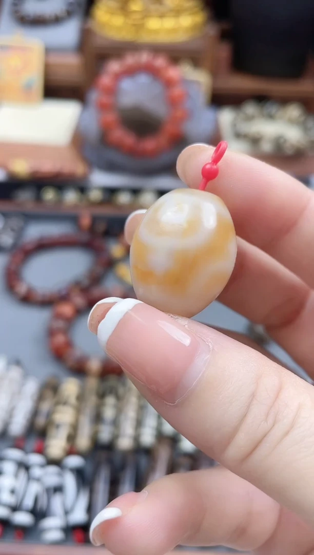 未镶嵌珠珠玛瑙/玉髓狐*聚缘嫩色宝瓶-狐狸姐