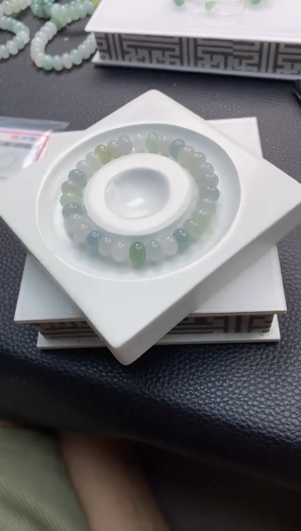 未镶嵌手串翡翠26天然A货翡翠手串