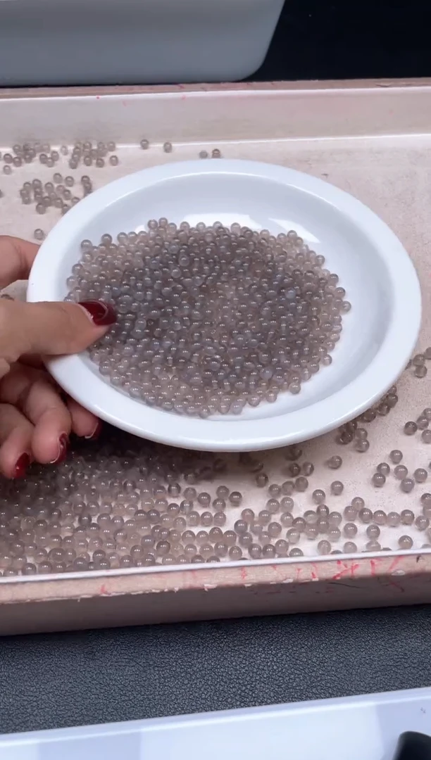 【闪购商品】玛瑙/玉髓颈饰未镶嵌w339烟灰玛瑙4mm*100颗