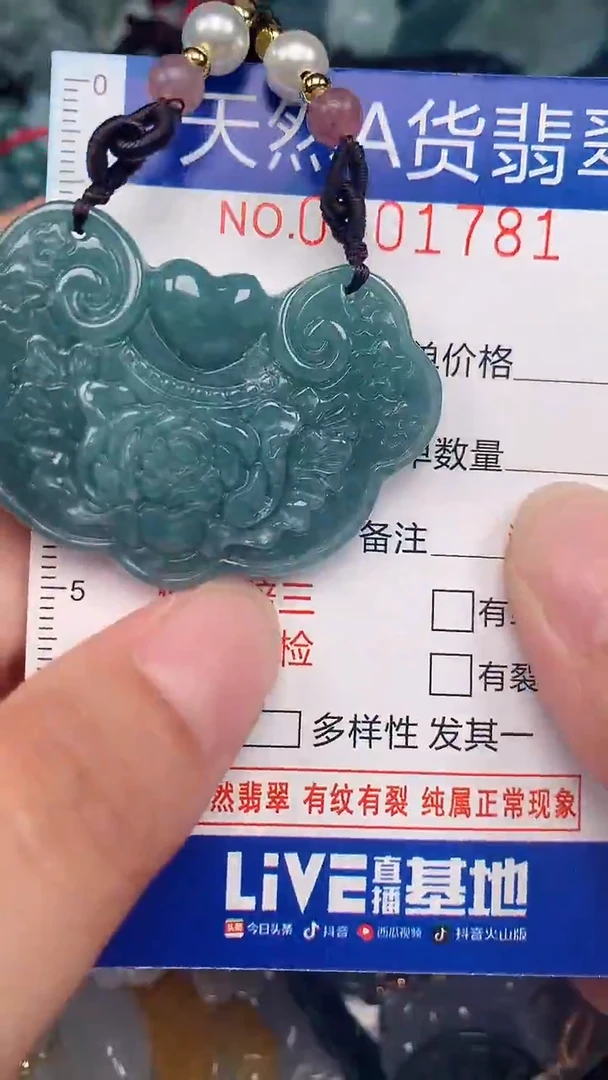 翡翠未镶嵌颈饰...0001781