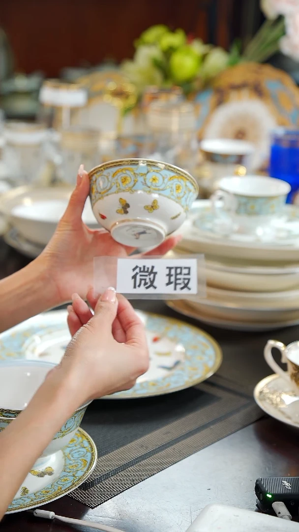 瓷片4.25英寸米饭碗6个