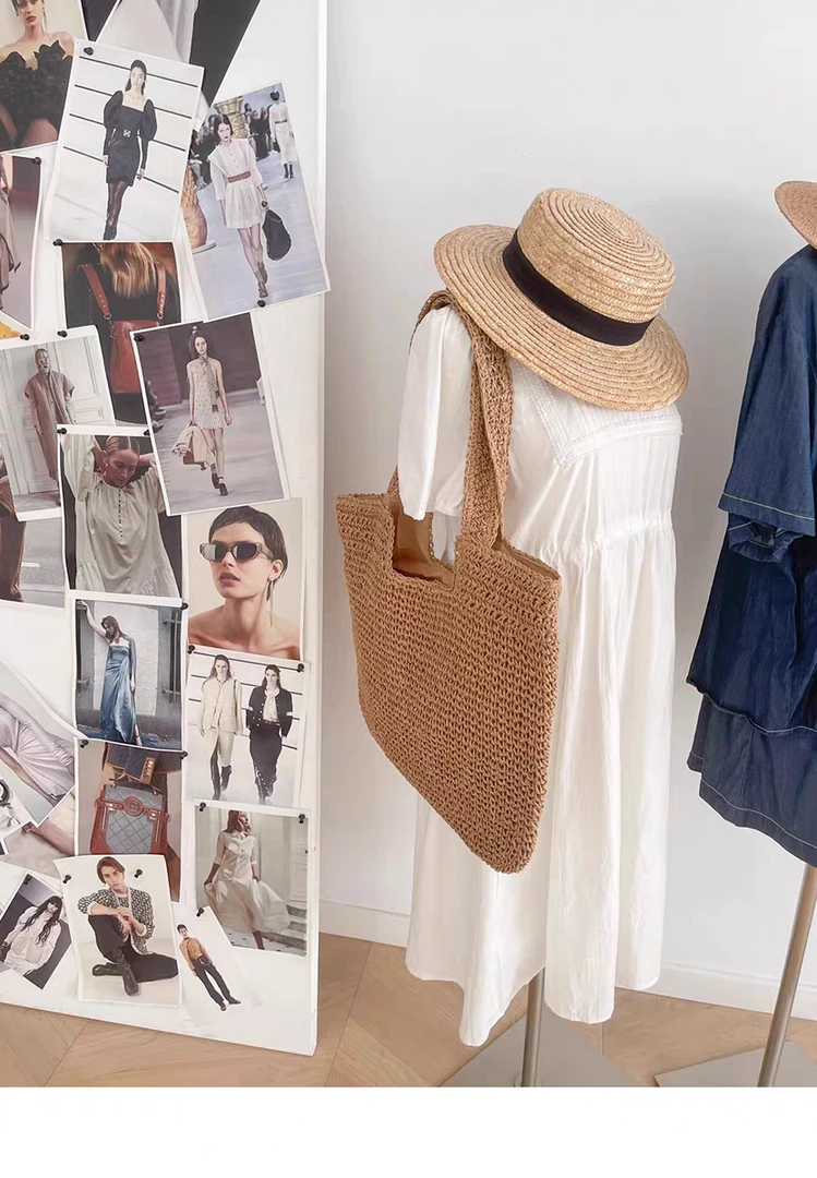 【编织沙滩包】新款草编度假单肩休闲包