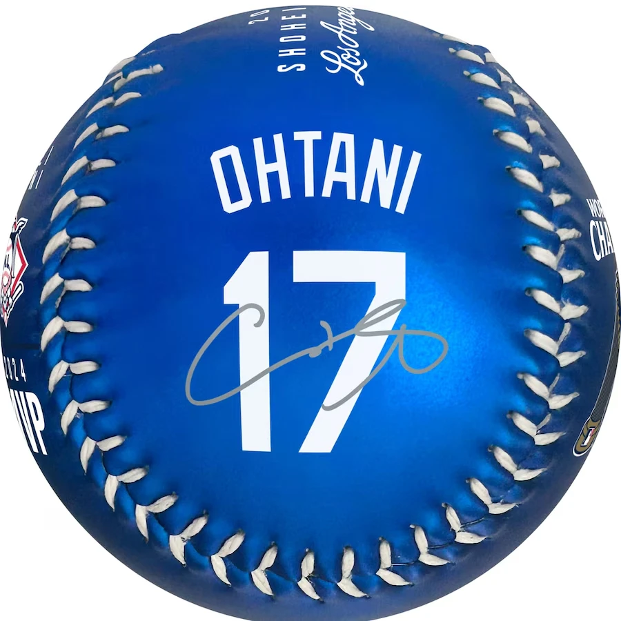 大谷翔平 Rawlings 正版 2024 全记录纪念球 印刷签字 非亲笔签字