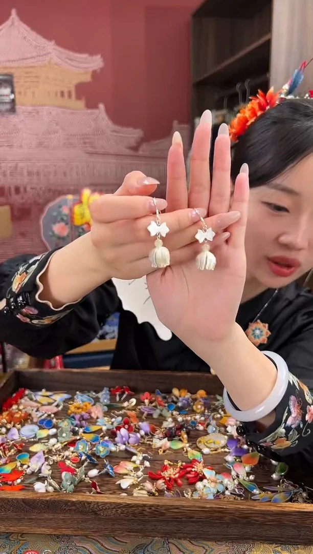 【闪购商品】刺绣苏绣世家非遗手工（耳环）