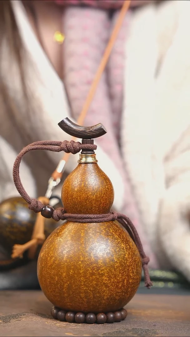 【闪购商品】XS111大漆酒葫芦不包手串及旋转底座