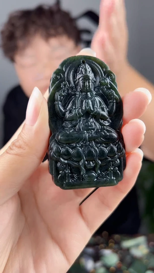 和田玉未镶嵌颈饰拍一发一，多样性发货