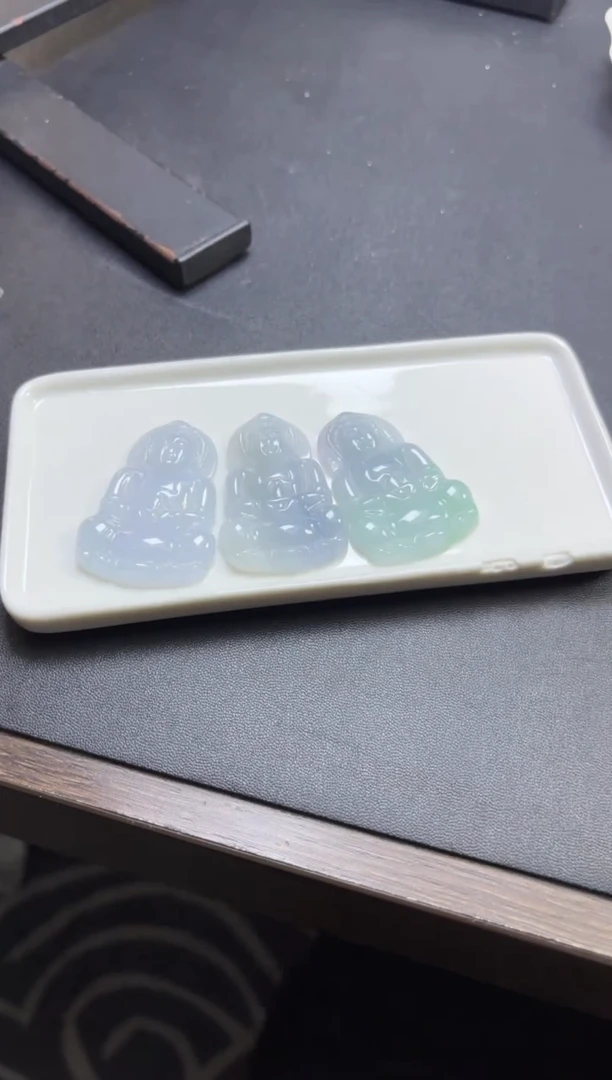 未镶嵌挂件翡翠多样性发一件PQGJ678-3