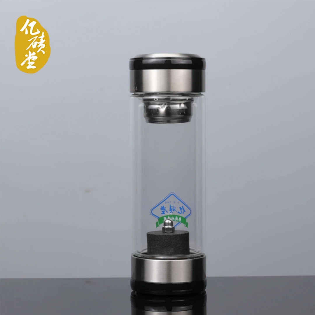 亿碛堂双层玻璃杯男士商务便携车载高硼硅水杯茶水分离泡茶杯子