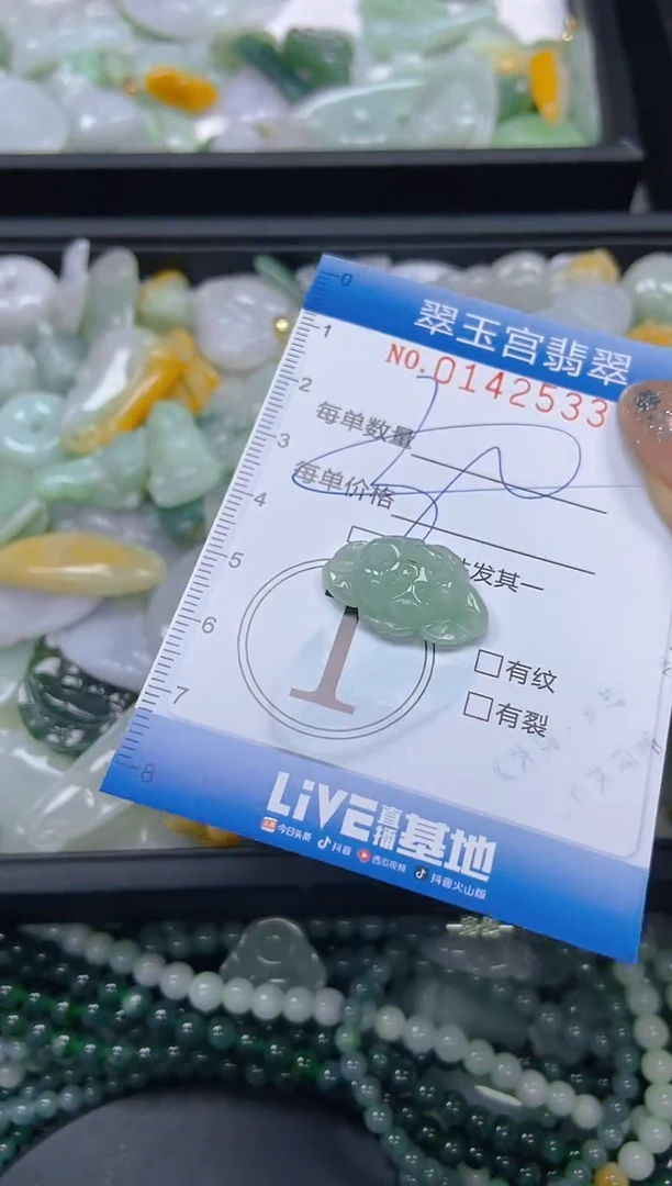 翡翠未镶嵌颈饰闪购0142533