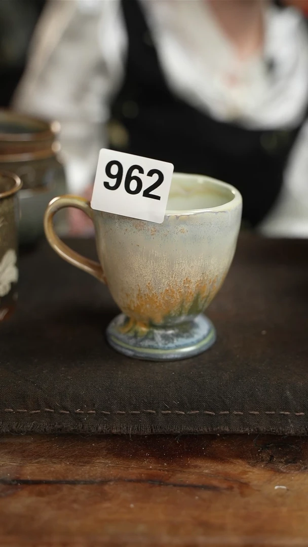 【闪购商品】杯962等烟雨手绘陶瓷主人杯