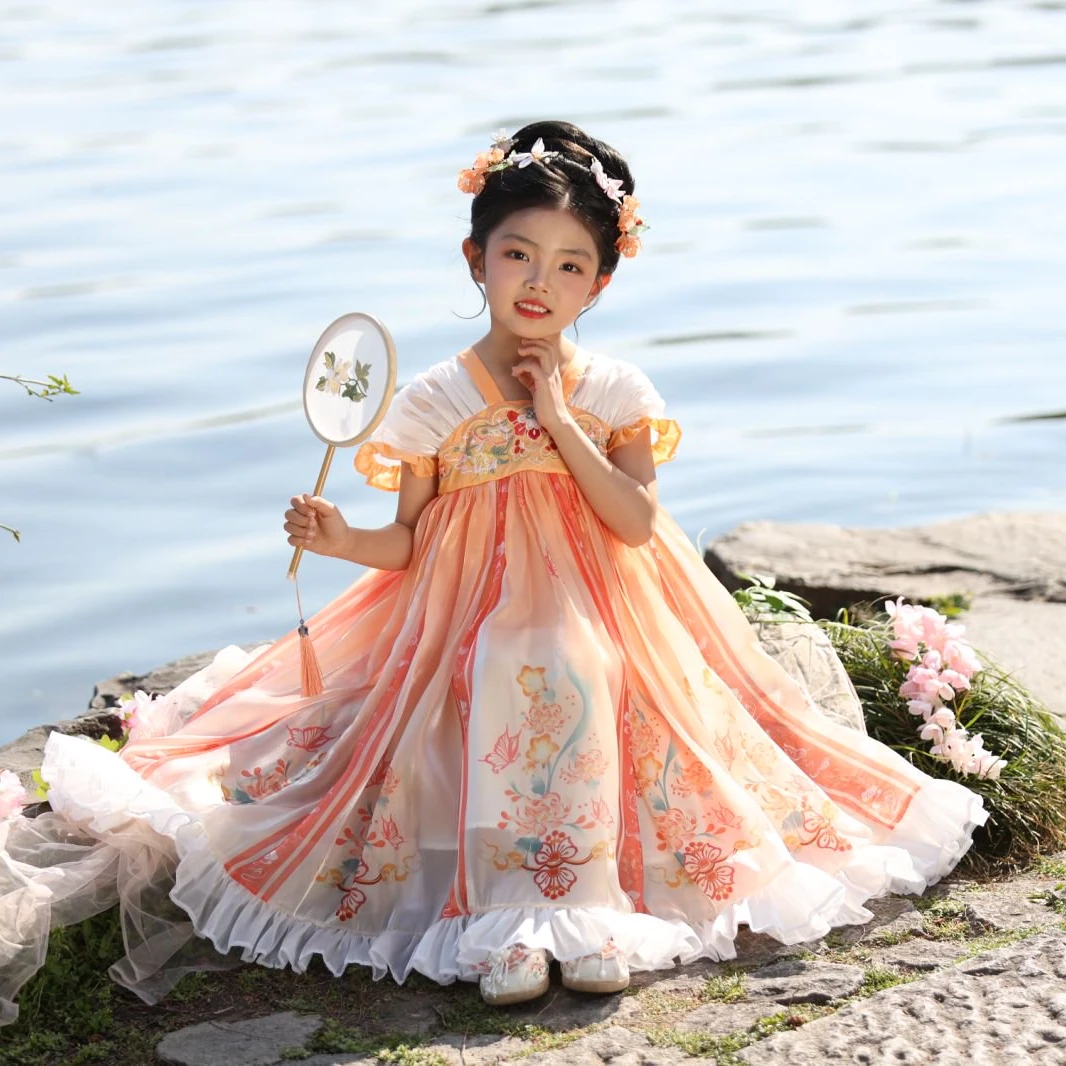 【工厂高货清仓】3-6岁女童汉服女童国风汉服裙中秋节