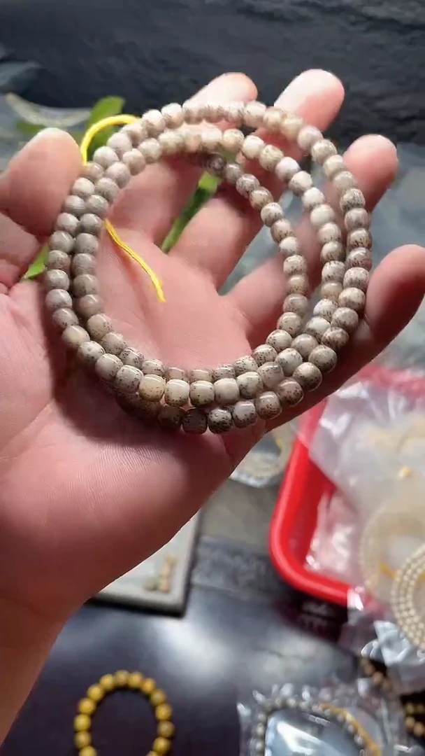 星月菩提手串海南星月菩提《*4》7X6长串