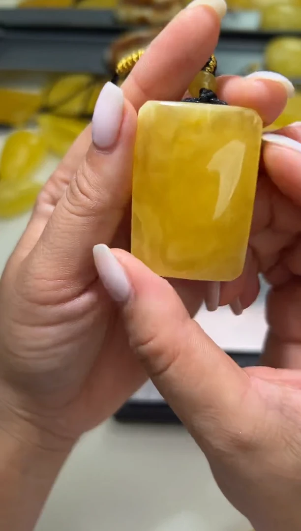 裸石琥珀未镶嵌琥珀蜜蜡吊坠