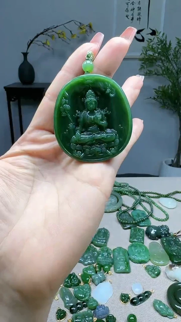 未镶嵌和田玉挂件1