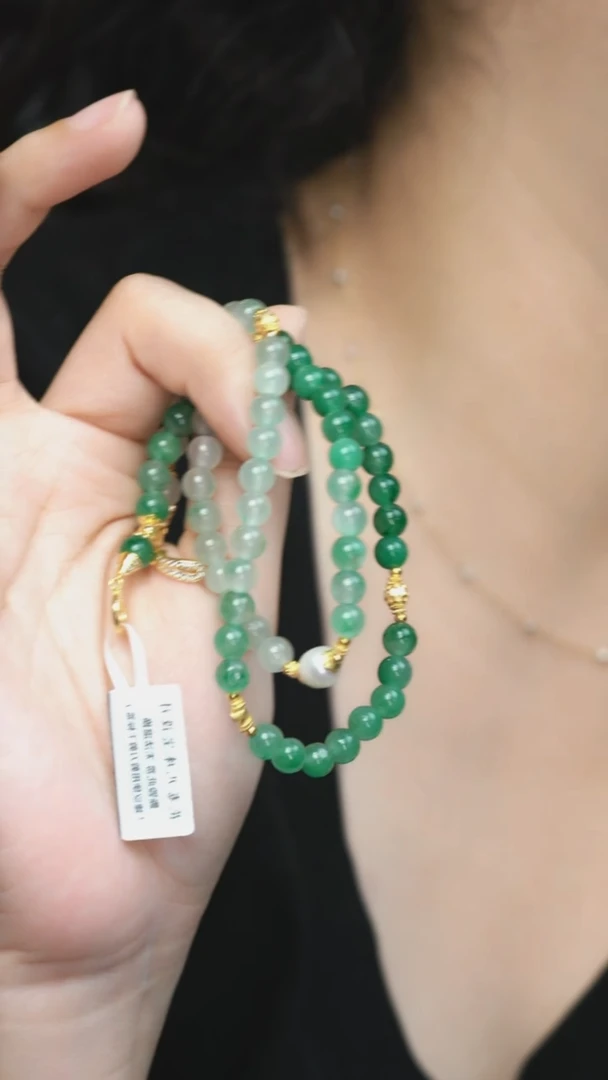 项链未镶嵌石英质玉多样性其一发货