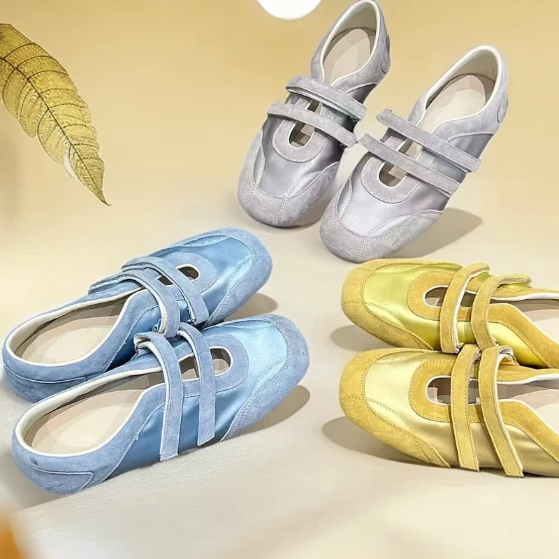 新款夏季复古风小众一字带玛丽珍单鞋女德训鞋百搭时尚休闲设计潮