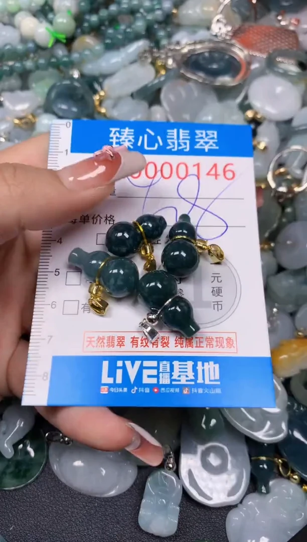 【闪购商品】翡翠颈饰未镶嵌含绳000146