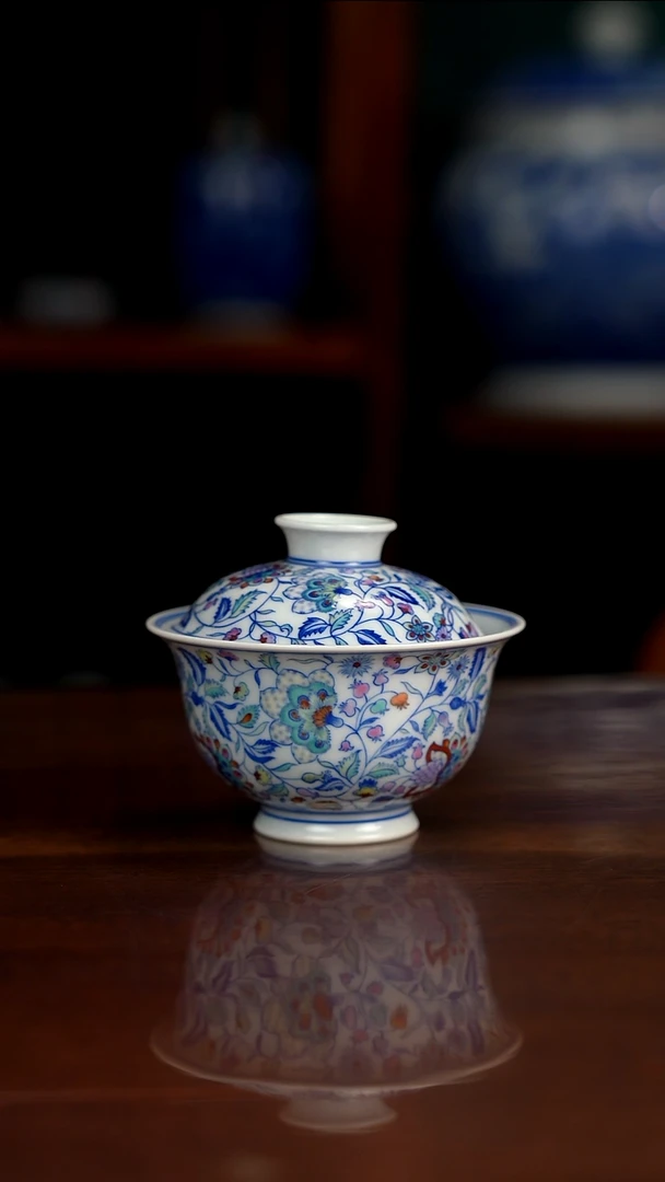 空山明月新派斗彩