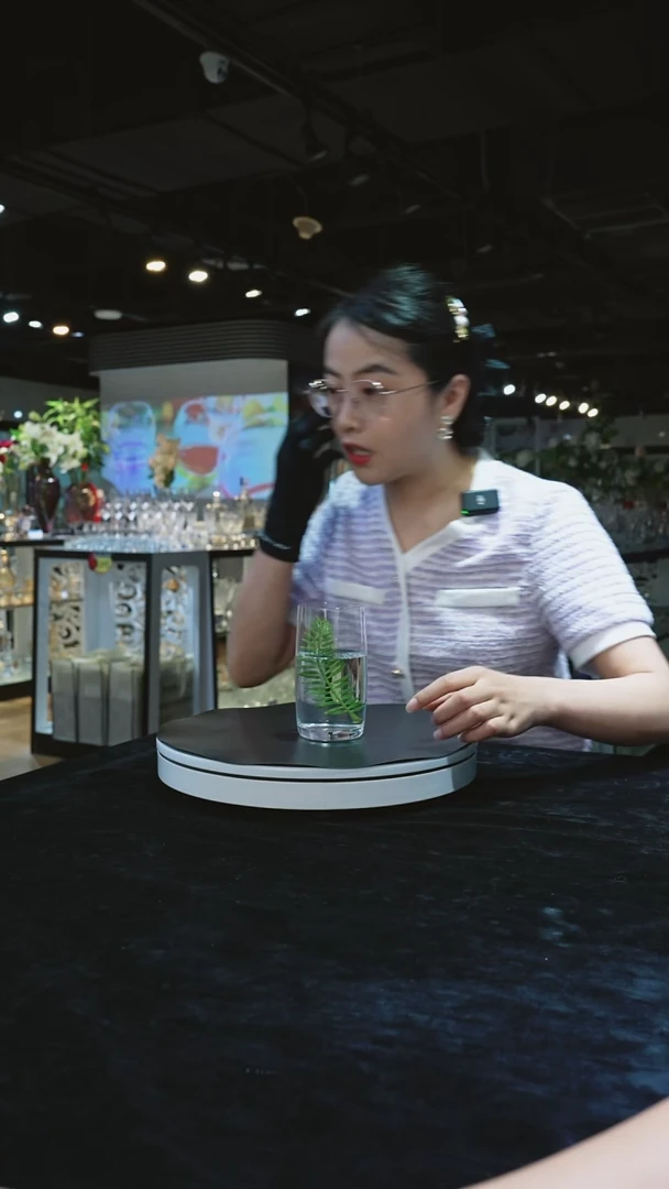 水晶平底款水杯2支