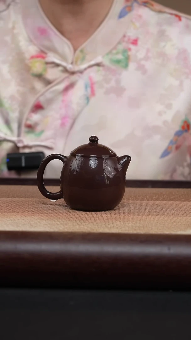 茶壶紫砂紫泥-龙蛋MH-1917